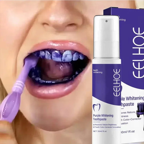 Color Correcting Purple Teeth Whitening Serum