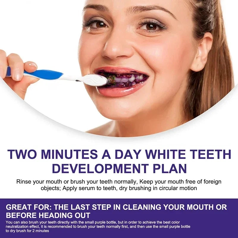 Color Correcting Purple Teeth Whitening Serum