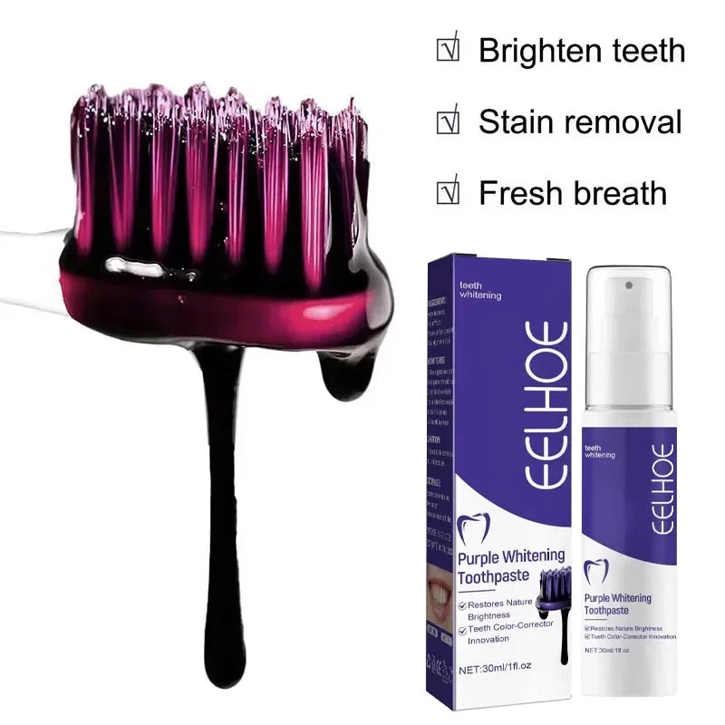 Color Correcting Purple Teeth Whitening Serum